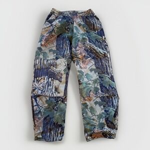Cabela's Dry Plus Pants Mens L Realtree Camo‎ Micro Fleece Hunting Vintage